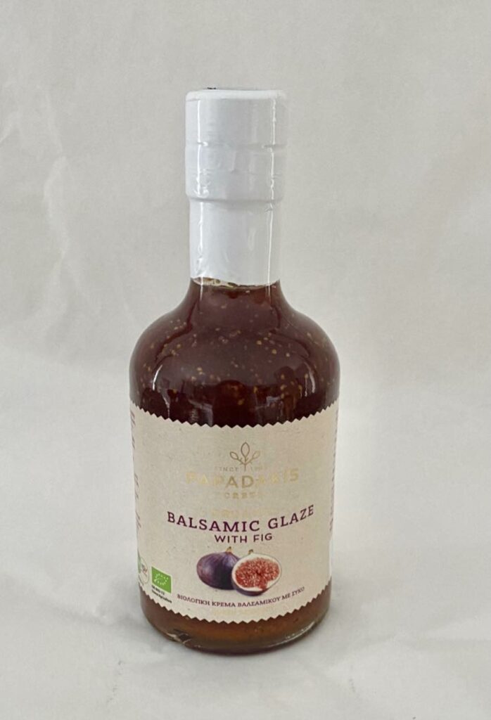 balsamique figue crème balsamique bio, raisins et figues