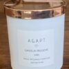 La bougie AGAPI cire naturelle et cire d'abeille